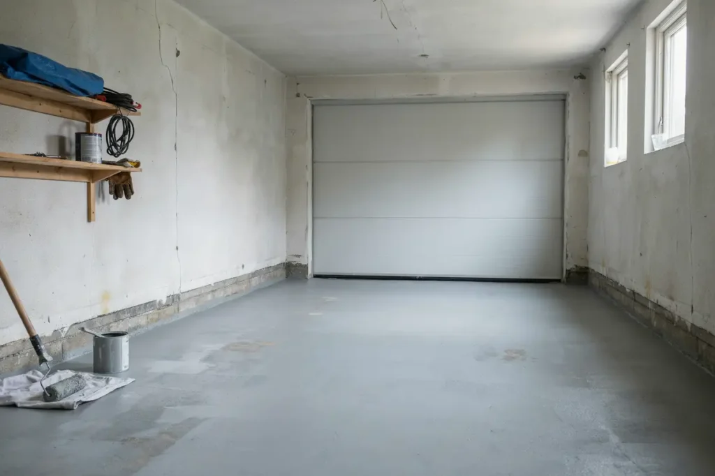 m la betonggolv i garage eller k llare r tt f rg f rarbete och tips f r ett slitstarkt resultat